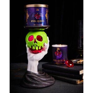 Bath & Body Works VILLAINS Evil Queen Poison Apple 3Wick Candle Holder glows NEW